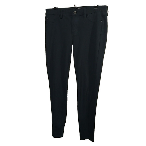 Liverpool Woman 8 Pants Dark Blue Zip Button Stretch Taper Leg Casual Wear - Picture 1 of 11